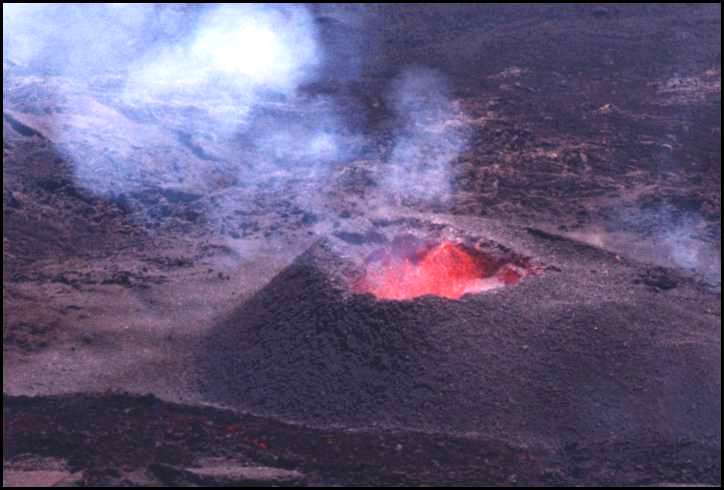 erupción volcán